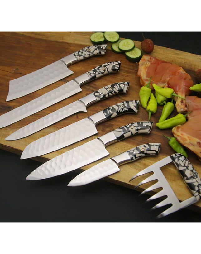 Set de 6 cuchillos + garra de oso (Copia)