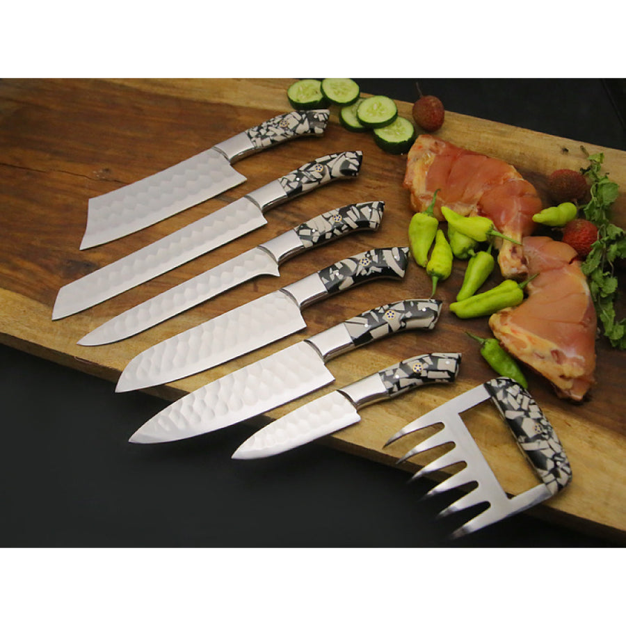 Set de 6 cuchillos + garra de oso (Copia)